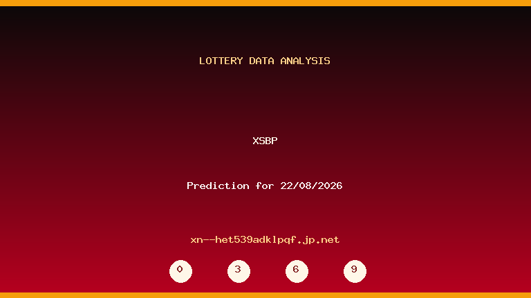 XSBP data analysis for 22/08/2026
